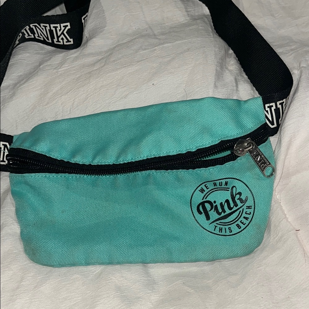 Pink Teal Fanny Pack